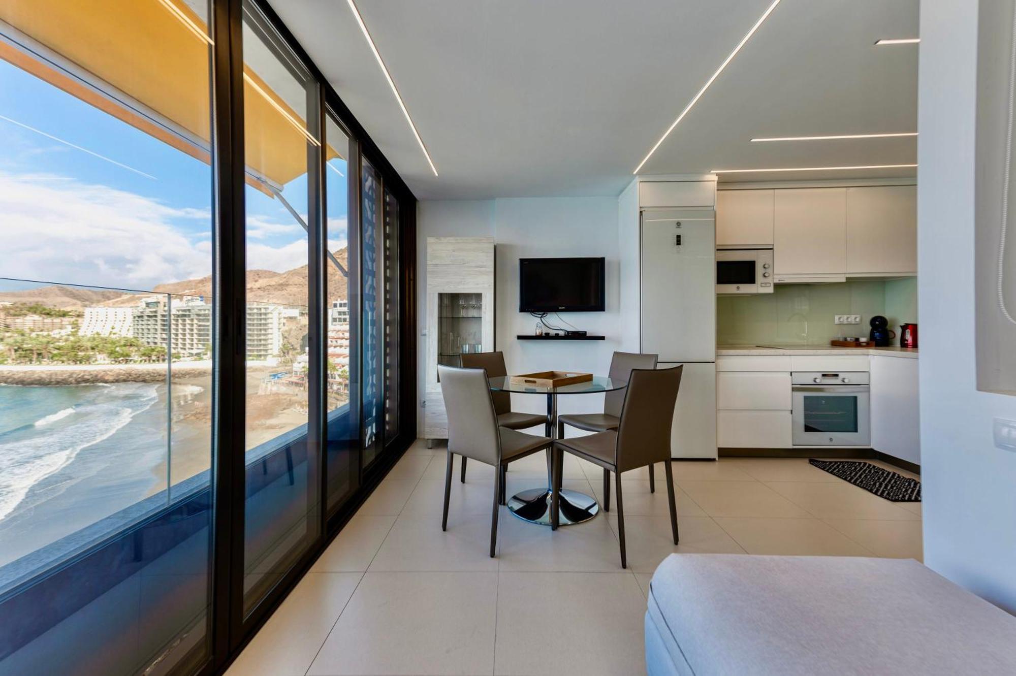 Brand New - Ocean Views With Beautiful Sunset Apartment Patalavaca Exterior photo